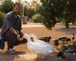 He is an animal lover.